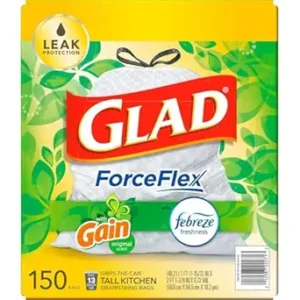 51eDKTH4Z2L._SY445_SX342_QL70_FMwebp_ GLAD ForceFlex Tall Kitchen Trash Bags Review Gain Original Scent Freshness Tested